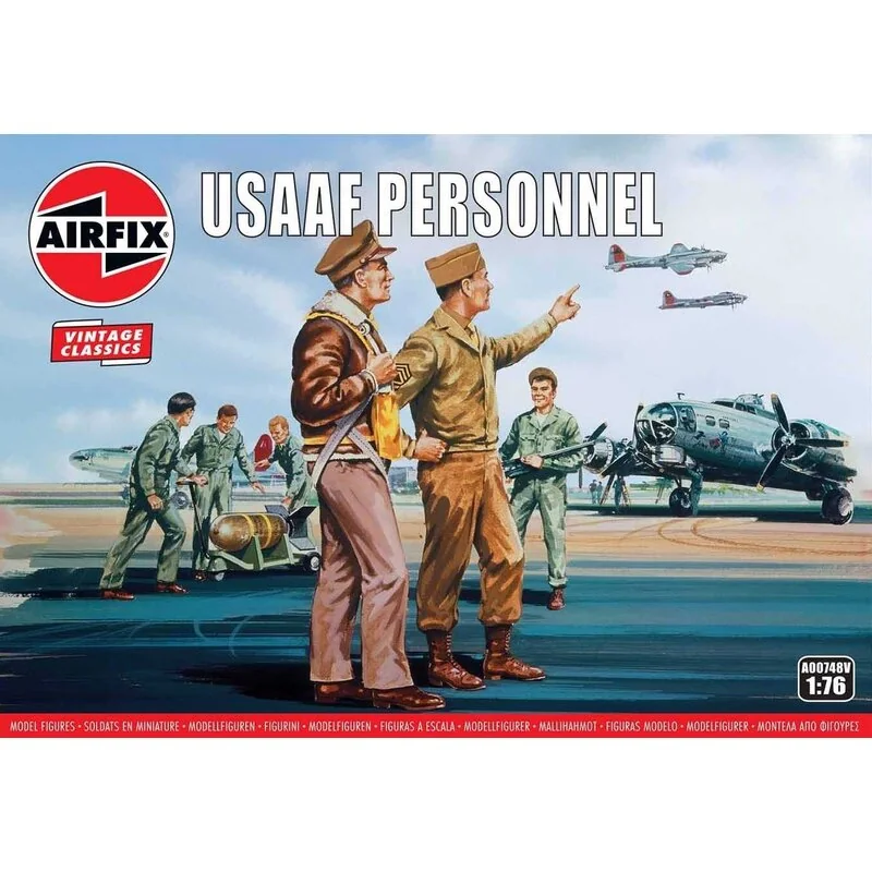 Airfix USAAF Personnel (WWII) 'Vintage Classics-serie' 1 Airfix USAAF Personnel (WWII) 'Vintage Classics-serie'