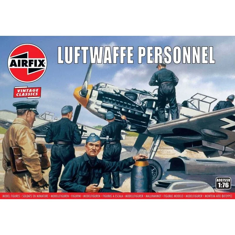 Airfix Luftwaffe-personeel (WWII) 'Vintage Classics-serie' 1 Airfix Luftwaffe-personeel (WWII) 'Vintage Classics-serie'