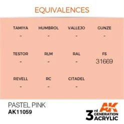 AK Interactive PASTELROZE - PASTEL -Tamiya Modelwinkel ak interactive ak11059 pastelroze pastel 1 2