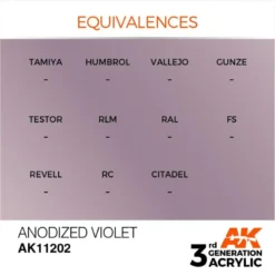 AK Interactive GEANODISEERD VIOLET - METAALKLEUR 5 AK Interactive GEANODISEERD VIOLET - METAALKLEUR -Tamiya Modelwinkel ak interactive ak11202 geanodiseerd violet metaalkleur 1 2