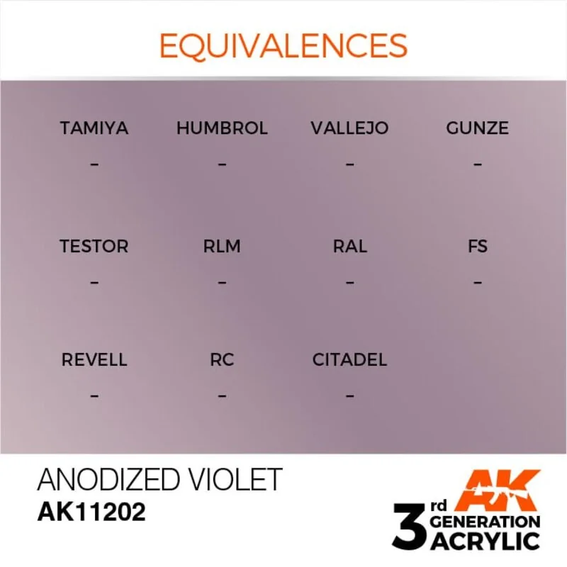 AK Interactive GEANODISEERD VIOLET - METAALKLEUR 3 AK Interactive GEANODISEERD VIOLET - METAALKLEUR - Afbeelding 3