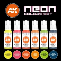 AK Interactive NEON GEPLAATSTE KLEUREN 5 AK Interactive NEON GEPLAATSTE KLEUREN -Tamiya Modelwinkel ak interactive ak11610 neon geplaatste kleuren 2