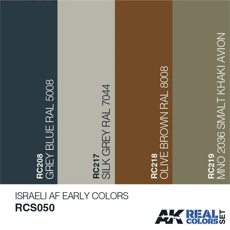 AK Interactive Israëlische AF Early Colors 2 AK Interactive Israëlische AF Early Colors - Afbeelding 2