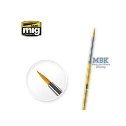 2 SYNTETISCH RONDE BORSTEL