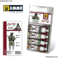 RUSSISCHE FLORA UNIFORMEN KLEUREN SET: