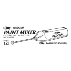 BADGER Paint Mixer For 1oz, 3oz And 4oz Jars Requires 2 X Batteries Which Are Not Supplied