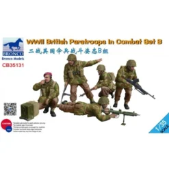 WWII British Paratroops In Combat Serie B