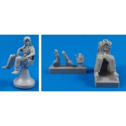 WWII Italiaanse Fiat G-50Bis / G.50-I Sitting Pilot (ontworpen Om Te Worden Gebruikt In Combinatie Met Special Hobby Kits) Reali