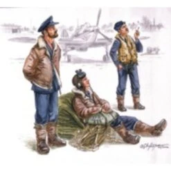 RAF Pilots Before Flight X 3