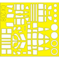 Eduard Bristol Beaufort Mk.Ia (toebehoren Voor Modelbouwsets Van Special Hobby) (made From Yellow Kabuki Tape Produced In Japan)