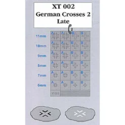 Eduard German Crosses WWII Late. National Insignia Paint Masks.