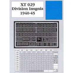 Eduard Wehrmacht Divisional Marlings 1940-45 (this Is Etched)