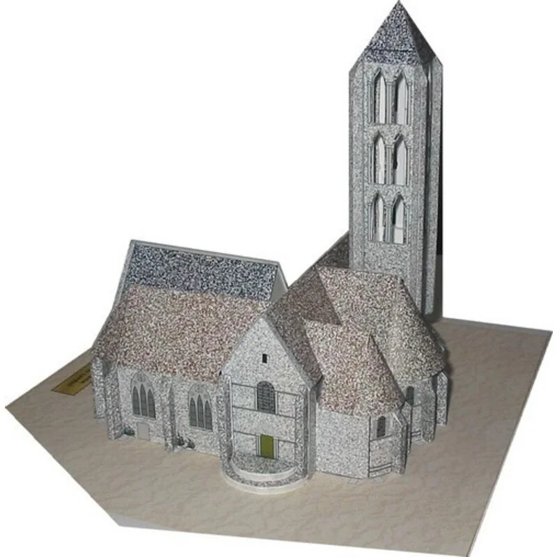 Model Notre Dame Church Of Château-Landon (77) 1 Model Notre Dame Church Of Château-Landon (77)