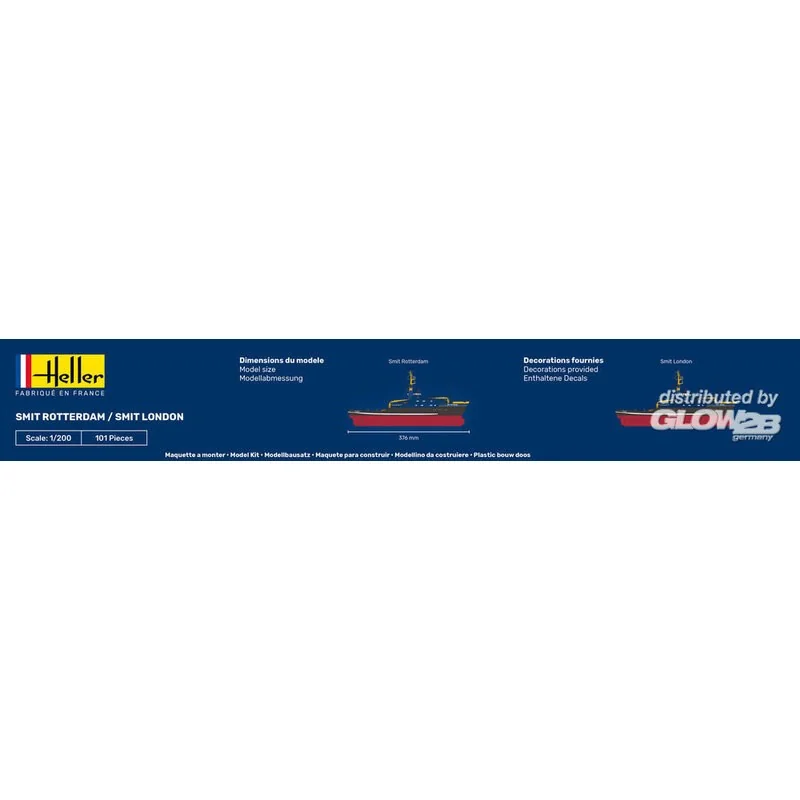 Heller STARTER KIT Smit Rotterdam 5 Heller STARTER KIT Smit Rotterdam - Afbeelding 5