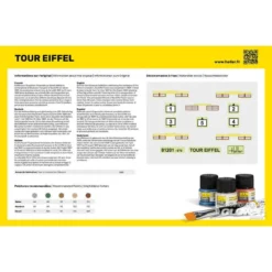 Heller STARTER KIT Tour Eiffel -Tamiya Modelwinkel heller 1000572010 starter kit tour eiffel 3