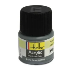 Heller Gloss Gloss Dark Gray Acrylic 0.5 Fl.oz