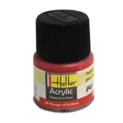 Heller Gloss Gloss Red Acrylic 0.5 Fl.oz