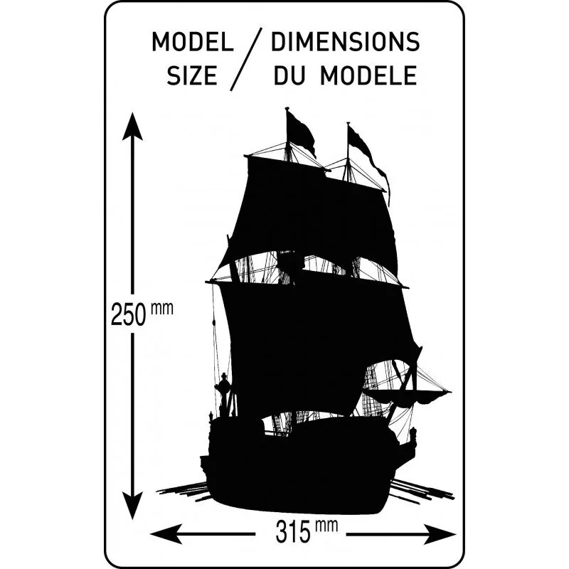 Heller Galion Espagnol 1:200 5 Heller Galion Espagnol 1:200 - Afbeelding 5