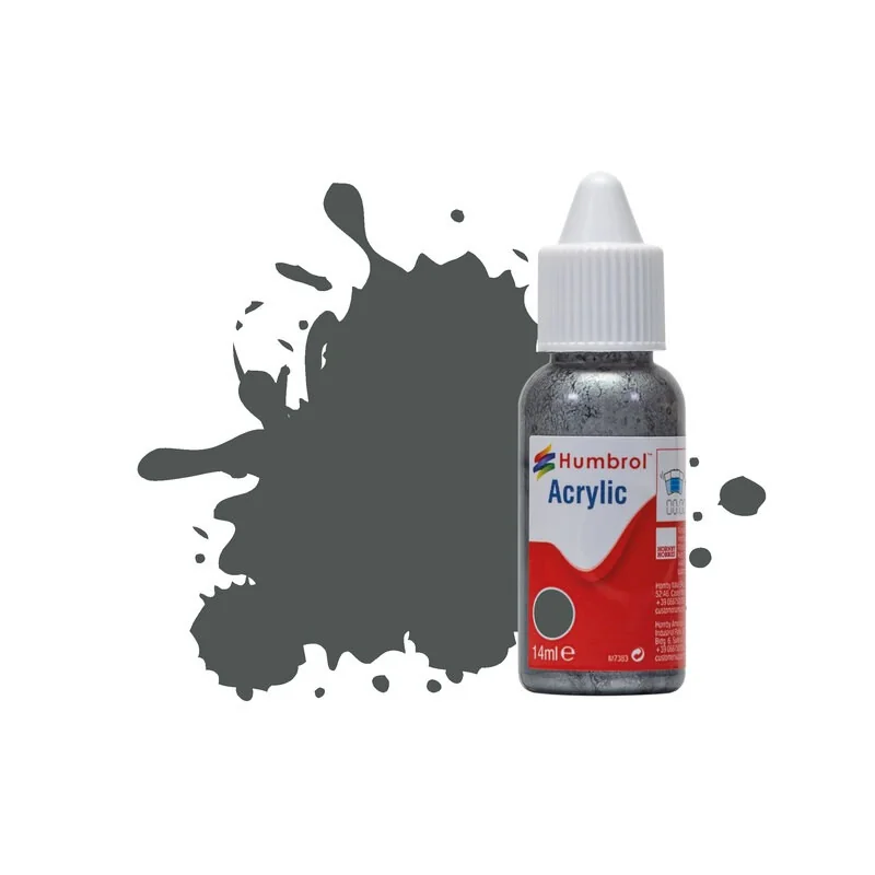 Humbrol Nr. 27 Zeegrijs - Matt / Sea Grey - Matt 1 Humbrol Nr. 27 Zeegrijs - Matt / Sea Grey - Matt
