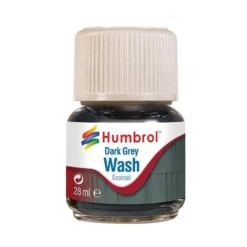 Humbrol Wash 28ml Enamel Dark Grey