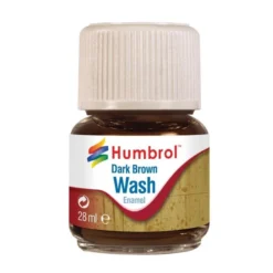 Humbrol Wash 28ml Enamel Dark Brown