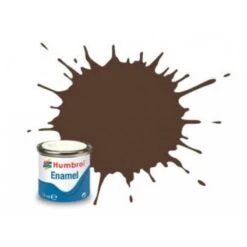 HUMBROL: No 98 Chocolate Matt; Enamel Paint 14 Ml