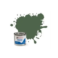 HUMBROL: No 252 RLM82 Olivgrun Matt; Enamel Paint 14 Ml