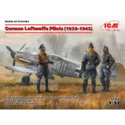 ICM Duitse Luftwaffe-piloten (1939-1945) (3 Staande Figuren) (100% Nieuwe Mallen)