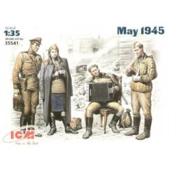 ICM Soviet Military Men At Rest Set Of 4 Figures