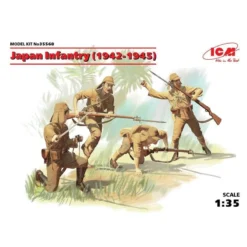 ICM Japanse Infantry (1942-1945) (WOII) (4 Cijfers) (100% Nieuwe Mallen)
