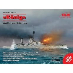 ICM Konig, WWI Duitse Battleship, Volledige Romp En De Waterlijn (100% Nieuwe Mallen) NEXT NEW RELEASE VERWACHT Februari !!!