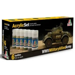 Italeri WWII Allied Tanks Painting Set