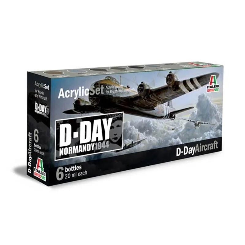 Italeri Set Paints Aircraft D-Day 1 Italeri Set Paints Aircraft D-Day