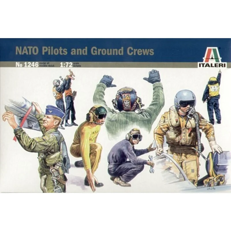 Italeri NATO Pilots And Ground Crew 1 Italeri NATO Pilots And Ground Crew