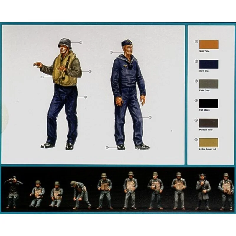 Italeri S-100 Schnellboot Crew 2 Italeri S-100 Schnellboot Crew - Afbeelding 2