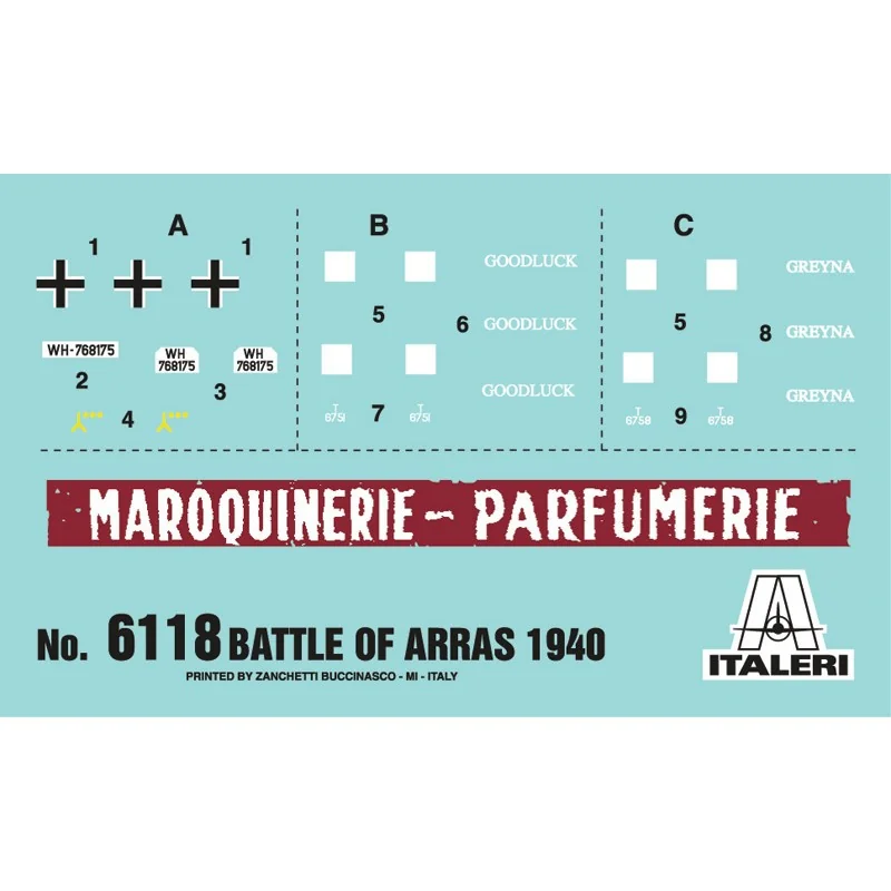 Italeri WWII Battleset Rommel Offensive 1940.The Doos Bevat: 1x MDF Huis 1x MDF Shop 42x British Infantry 50x German Infantry 2x Matilda 19 Italeri WWII Battleset Rommel Offensive 1940.The Doos Bevat: 1x MDF Huis 1x MDF Shop 42x British Infantry 50x German Infantry 2x Matilda - Afbeelding 19