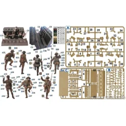 Britse Infanterie, Voordat De Aanval, WWI Era -Tamiya Modelwinkel master box mb35114 britse infanterie voordat de aanval wwi era 4