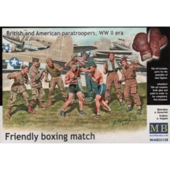 British And American Paratroopers 'Friendly Boxing Match'
