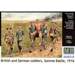 British And German Soldiers, (WWI) Somme Battle, 1916