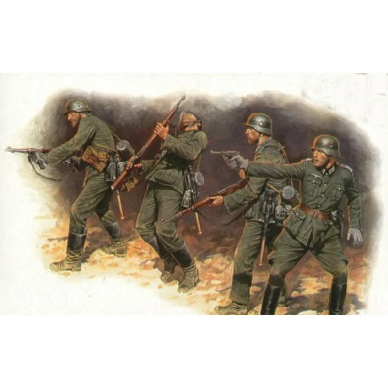 Eastern Front Summer 1941 German Infantry (4 Fig.) 3 Eastern Front Summer 1941 German Infantry (4 Fig.) - Afbeelding 3