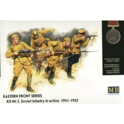 Eastern Front Summer 1941 Russian Infantry (4 Fig.)