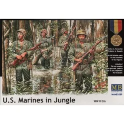 US Marines In Jungle WWII Era