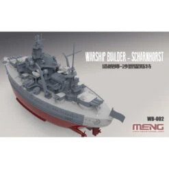 MENG MODEL: Warship Builder - Scharnhorst (cartoonized Model Kit) -Tamiya Modelwinkel meng model me wb002 meng model warship builder scharnhorst cartoon 2
