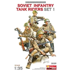 SOVJET INFANTERIE TANK RIDERS SET 1