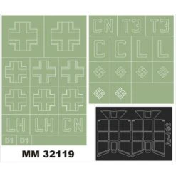 Arado Ar 196A 2 Canopy Masks (exterior And Interior) + 2 Insignia Masks (designed To Be Farming With Revell Kits)
