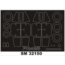 Lockheed F-104 (exterior And Interior) (designed To Be Farming With ITALERI Kits)