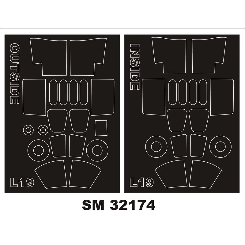 Cessna L-19/O-1 Bird Dog (outside-inside) (designed To Be Used With Roden Kits) 1 Cessna L-19/O-1 Bird Dog (outside-inside) (designed To Be Used With Roden Kits)