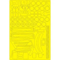 Tupolev Tu-22KD/Tu-22KDP MEGA (designed To Be Used With Modelsvit Kits).kabuki Masks Windows Including Inner Frames And Seals, O