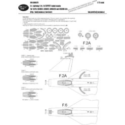 BAC / EE Lightning F.2A, F.6 EXPERT Kabuki-maskers Vliegtuigluifel Inclusief Afdichting En Windows Binnenzijde Maskers, Alle Wie