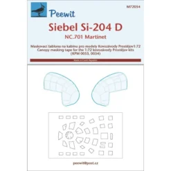 Siebel Si 204D/Nord NC.701 Martinet (designed To Be Used With Kovozavody Prostejov KPM7253, KPM7254 Kits)